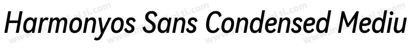 Harmonyos Sans Condensed Medium Ita字体转换